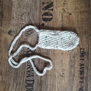 Handmade, crocheted, water, bottle, holder, sling, carrier, unisex, multicolored